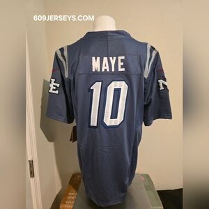New England Patriots Drake Maye Rivalries Jersey